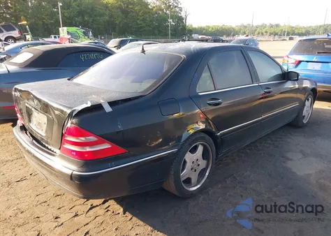 2002 Mercedes-Benz S 500 z USA, uszkodzony, nr VIN WDBNG75J22A259290